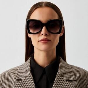 New! Isabel Marant IM0120/S 8079O Black Butterfly Sunglasses, Authentic